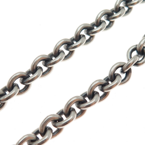 Theo Fennell Sterling Silver Vintage London Aries Zodiac Oxidized Necklace 40" - Picture 5 of 8